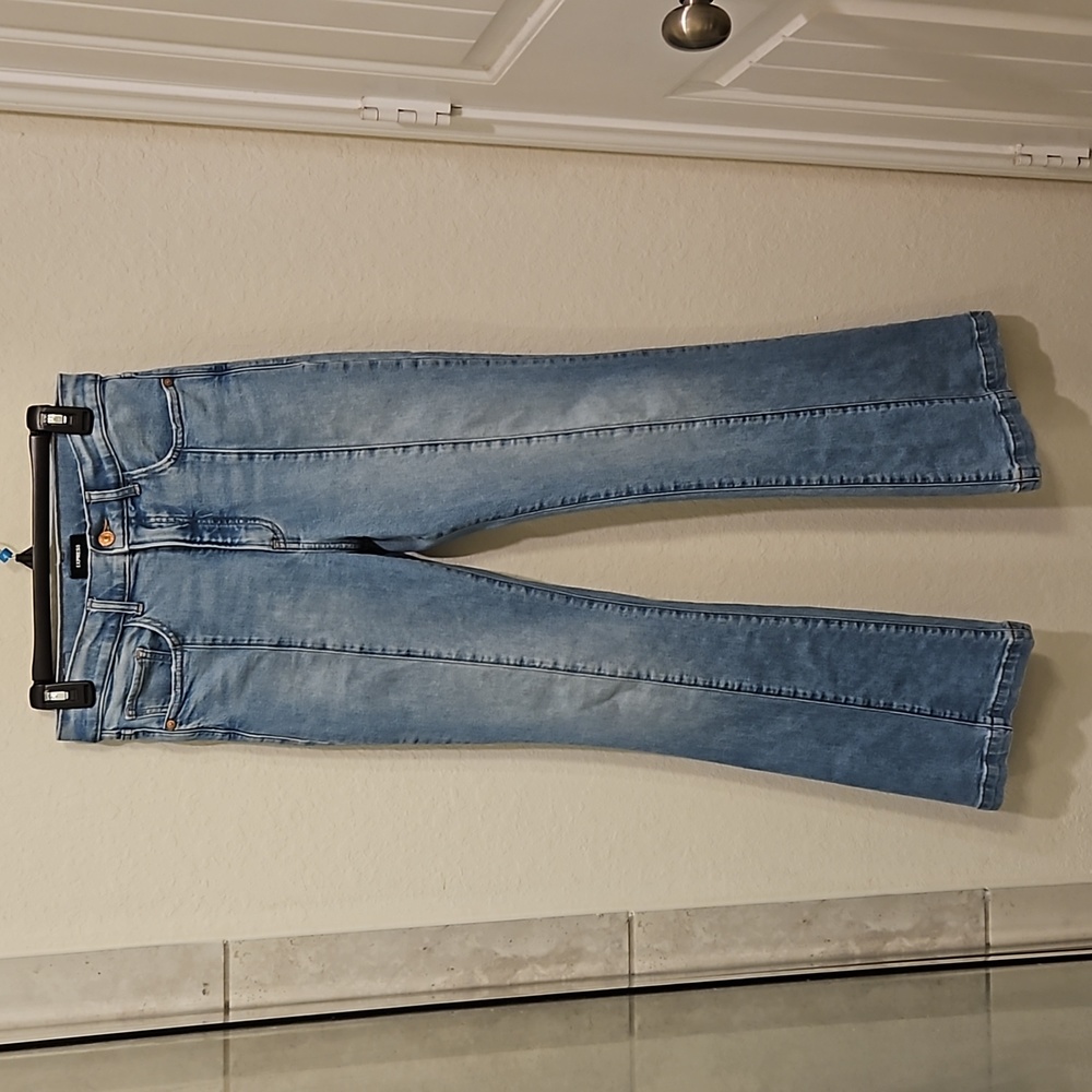 Express - Womens High Rise Flare Jeans - Size 4R